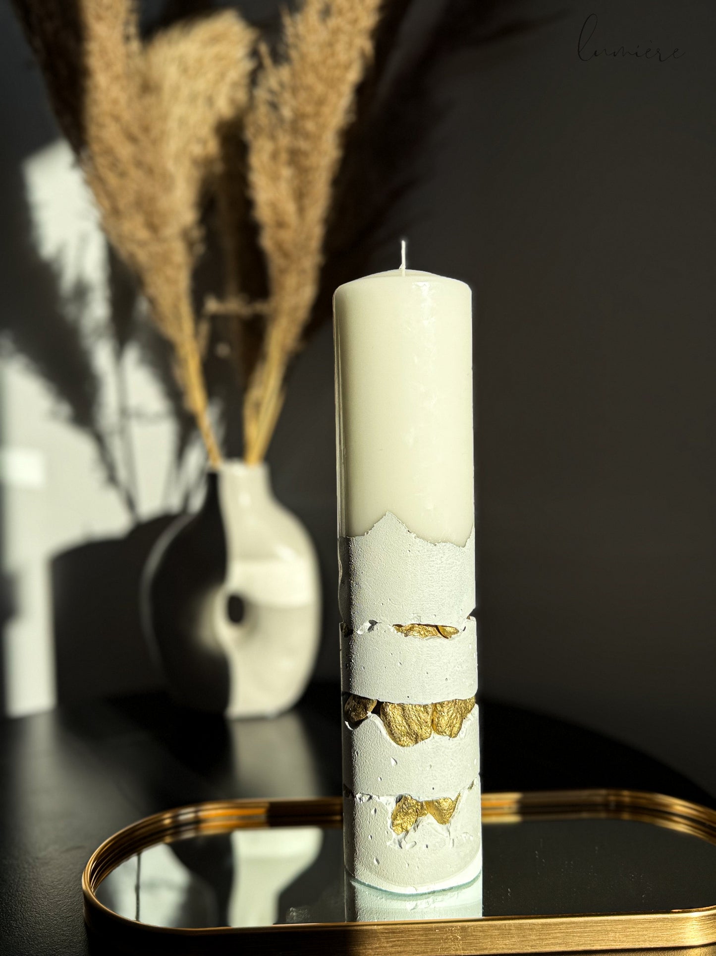 Éclat Pur Blanc Concrete Candle