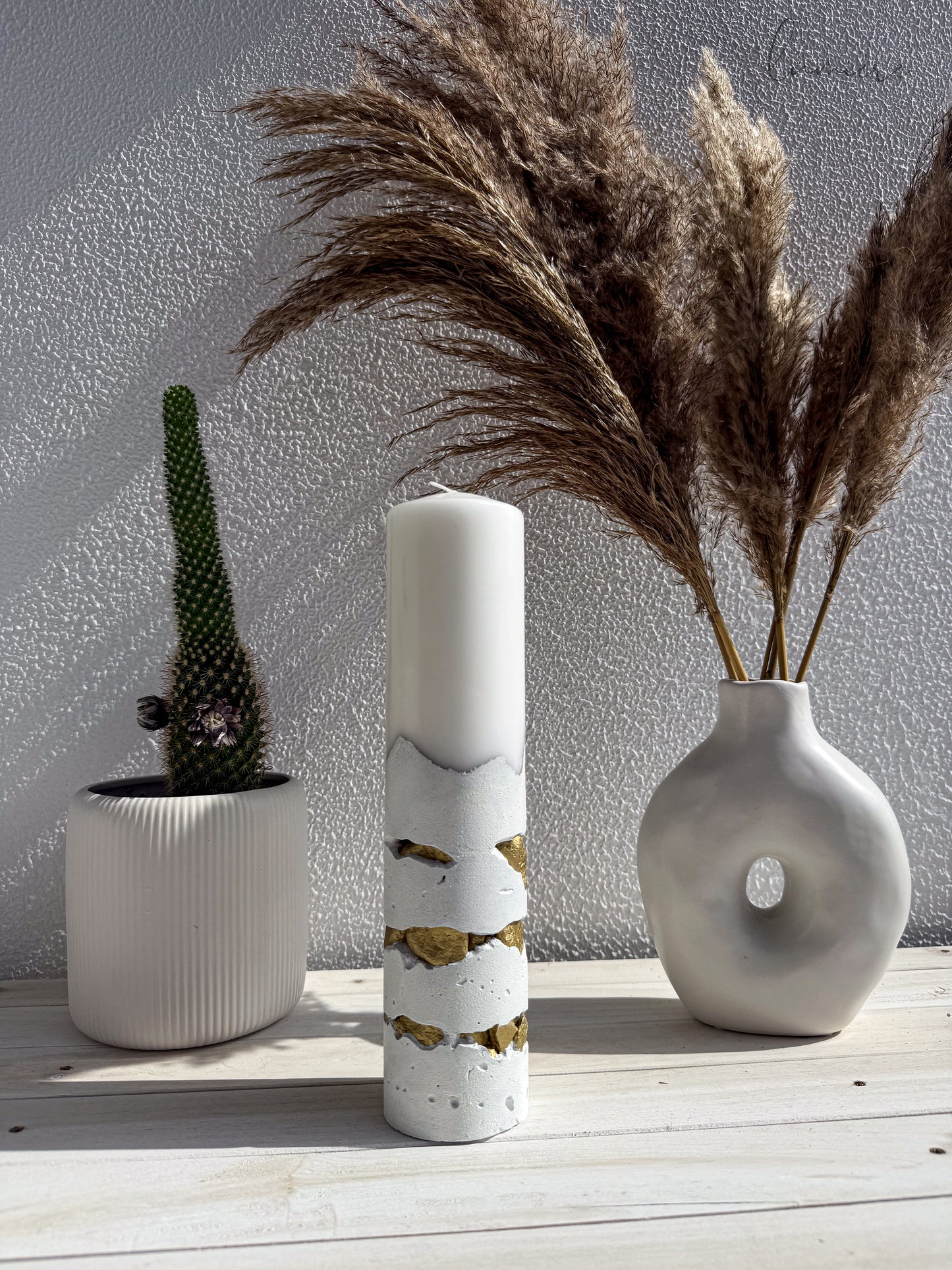 Éclat Pur Blanc Concrete Candle