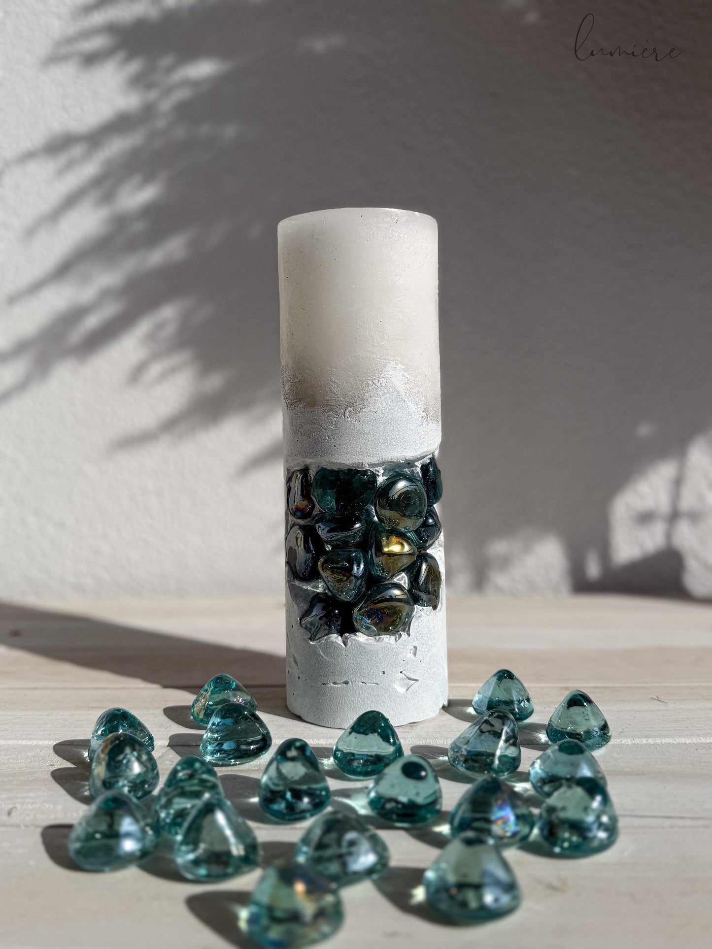 Azur Pur Blanc Concrete Candle