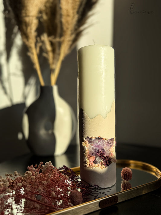 Améthyste Nude Essence Concrete Candle
