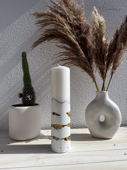 Éclat Pur Blanc Concrete Candle