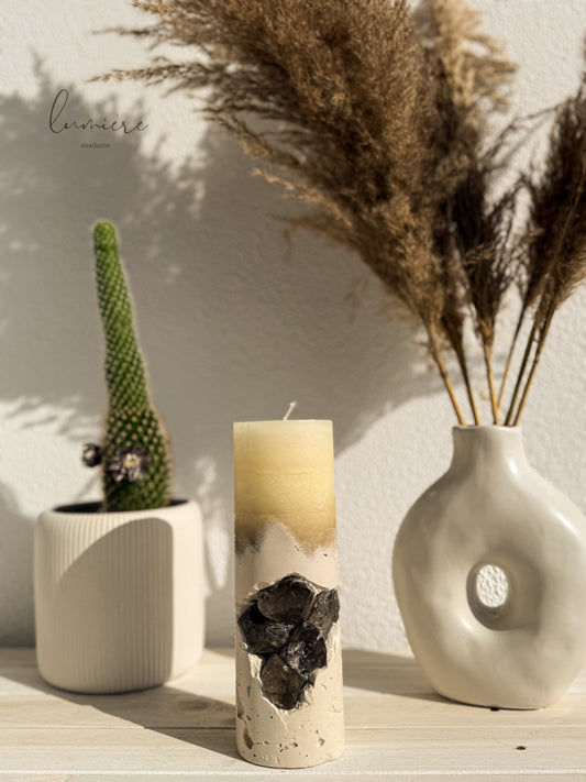 Lumânare de lux Dune Nude Essence – din ciment handmade
