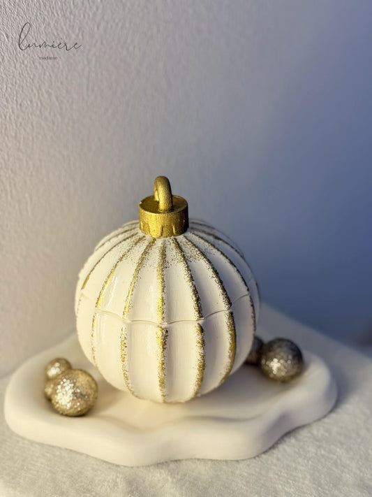 glob mare ceramic cu  dungi