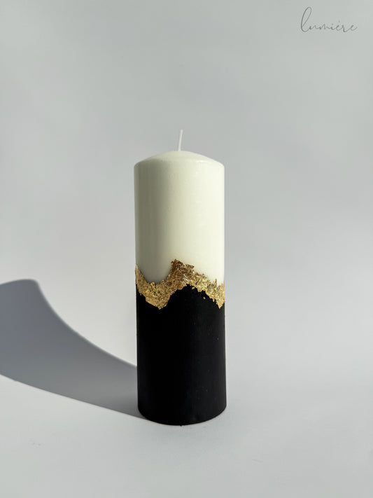 Éclipse Noir Élégance Concrete Candle