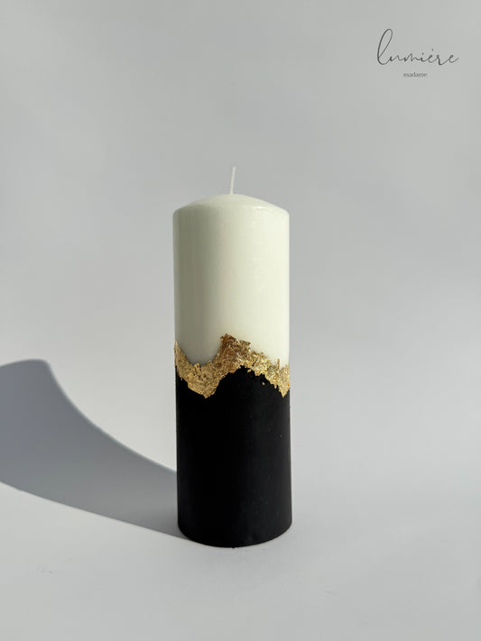 Lumânare de lux Éclipse Noir Élégance – din ciment handmade