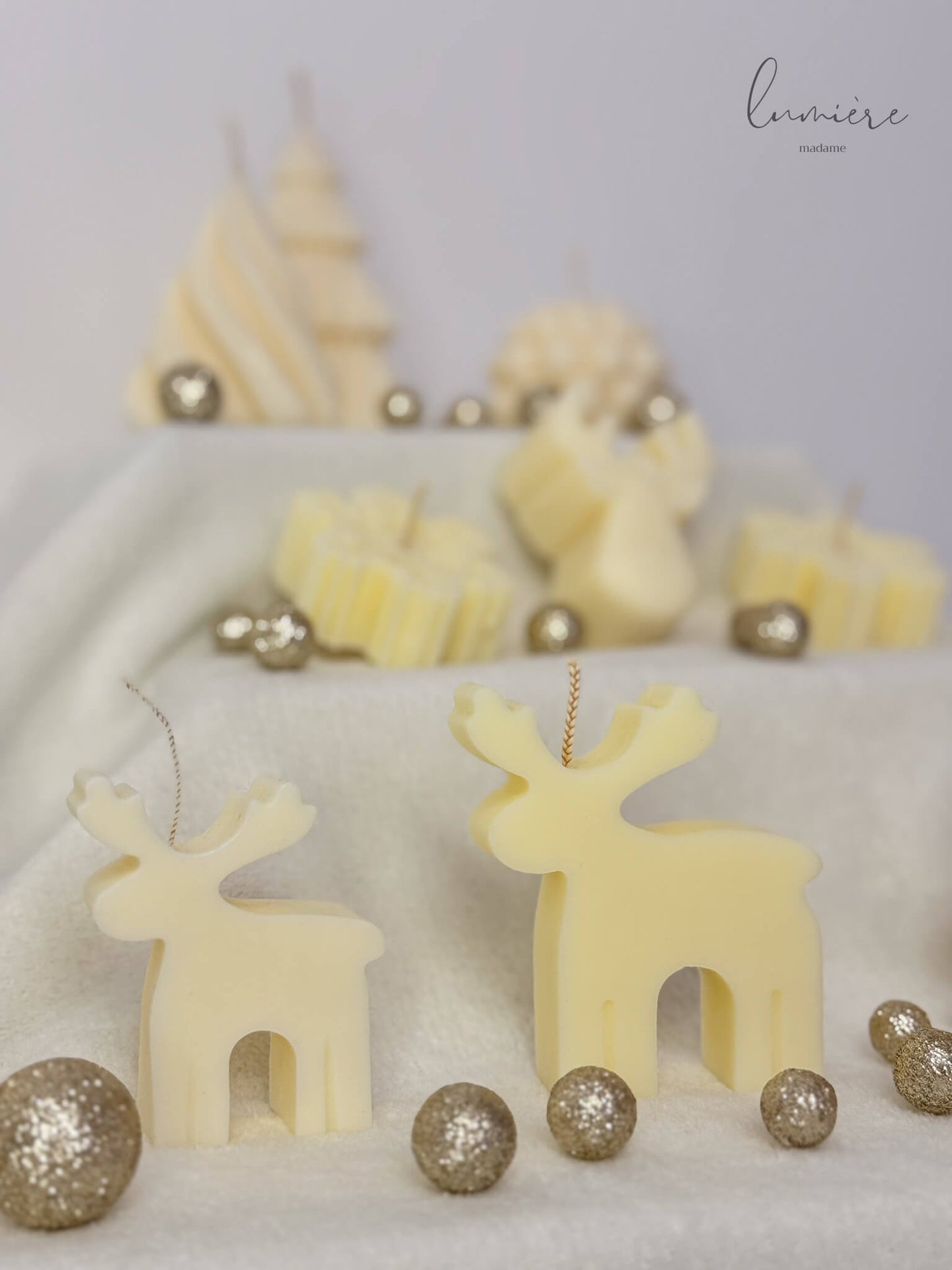 lumanare ren mic din ceara de soia parfumata