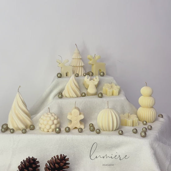 set lumanari de craciun festive