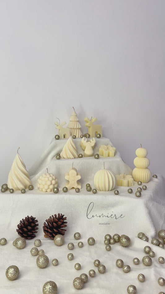 set lumanari de craciun festive