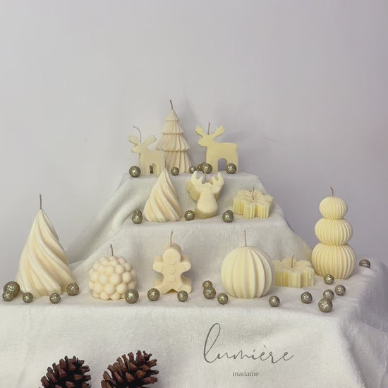 colectie lumanari de craciun din soia