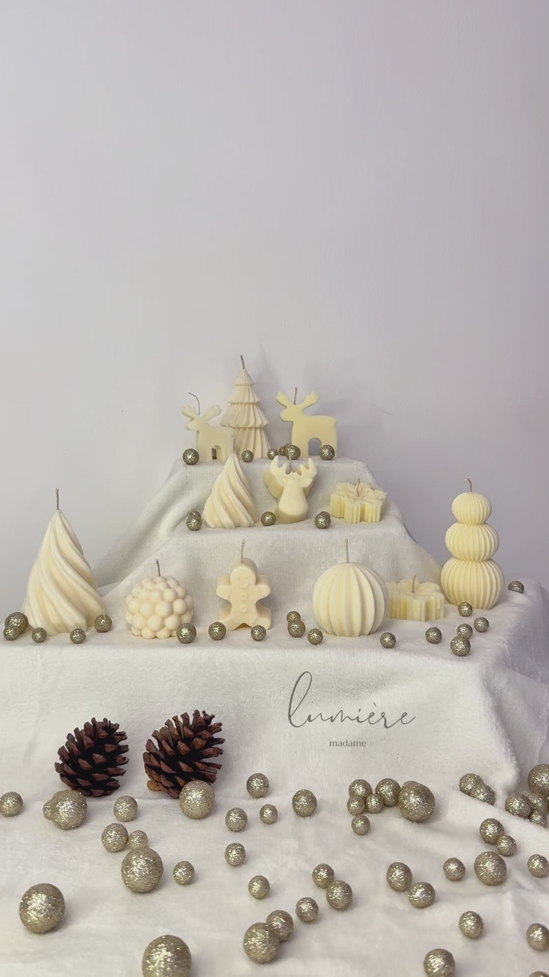 colectie lumanari de craciun din soia