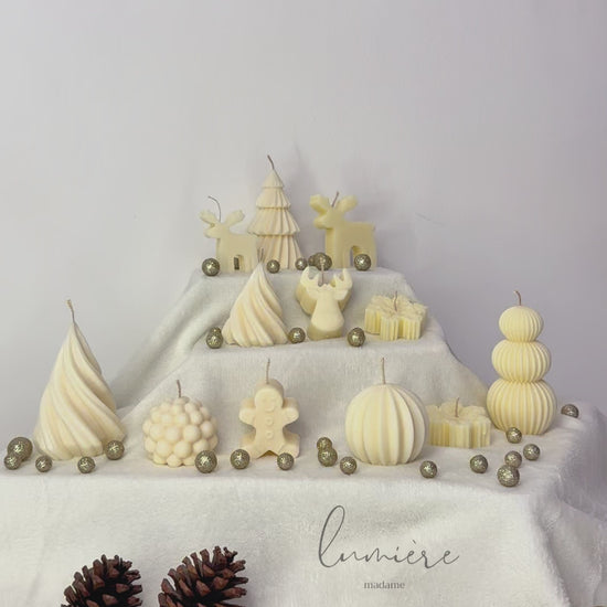 colectie lumanari de craciun din soia 