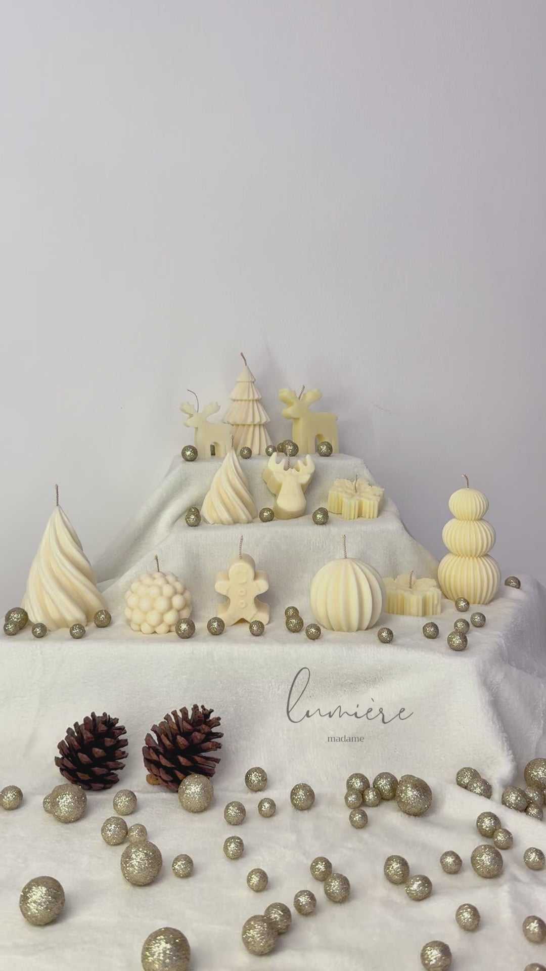 colectie lumanari de craciun din soia